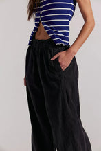 Free People Days End Linen Pant- Black