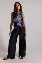 Free People Days End Linen Pant- Black