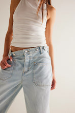 Free People Palmer Cuffed Jeans -Daydream Blue