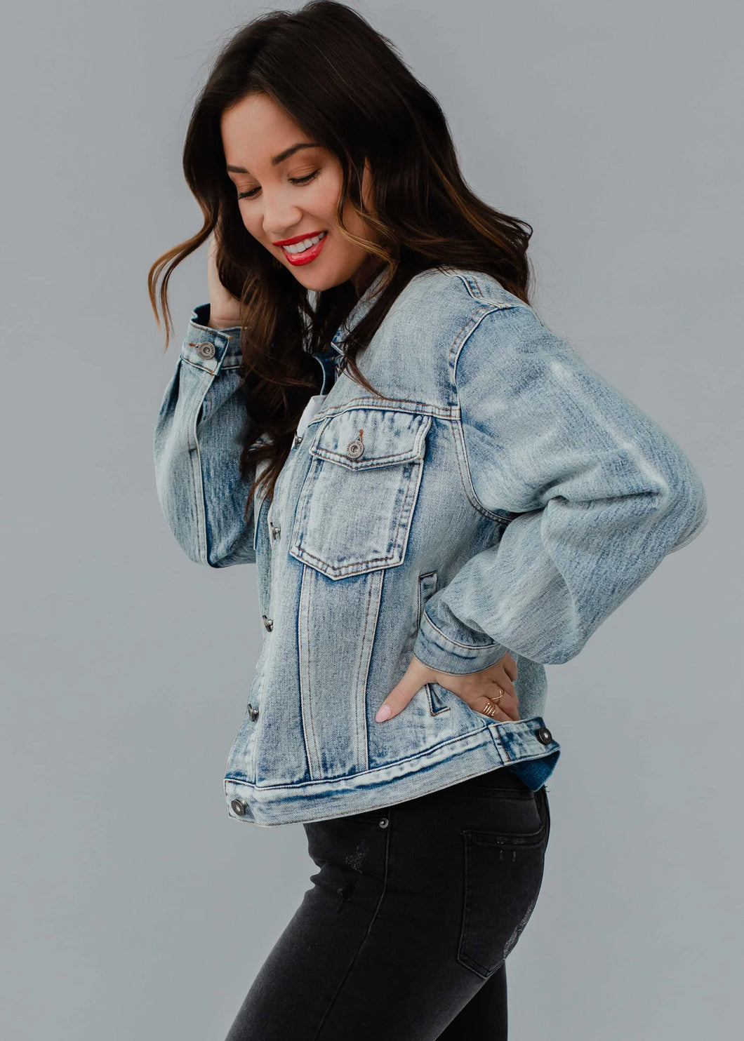 Medium Wash Denim Jacket