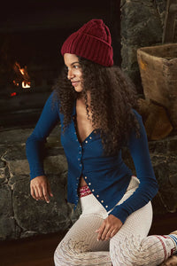 Free People Going Places Cardi- Deep Seas
