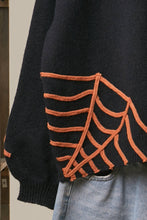 Halloween Spider Web and Spider Sweater