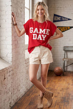 Game Day Ribbed Knit Top: BLACK