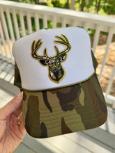 Backwoods Bougie Sequin Trucker Collection: Tan / Sequin Mallard