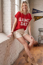 Game Day Ribbed Knit Top: BLACK