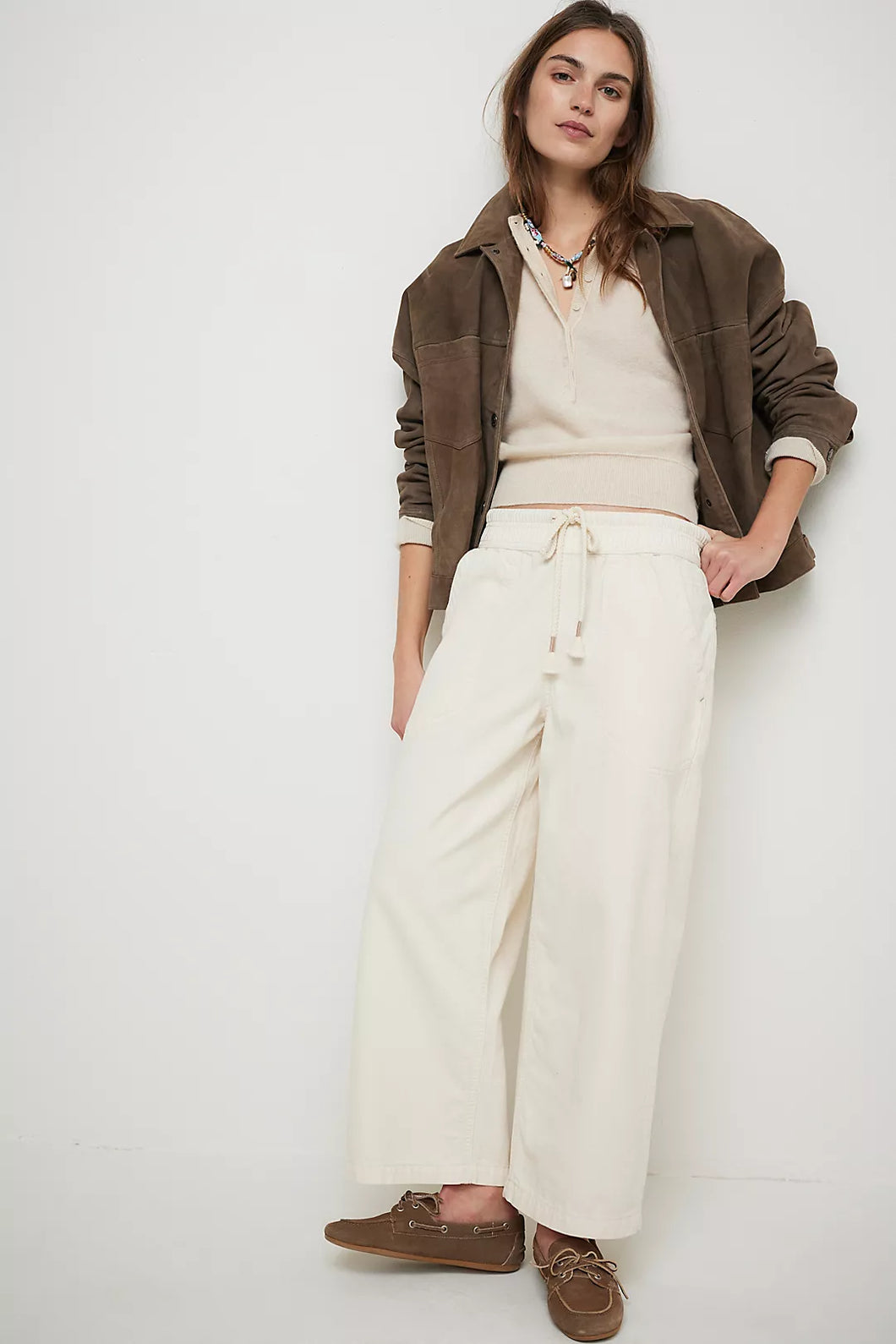 Free People Easy Peasy Pull On Pant- Irie