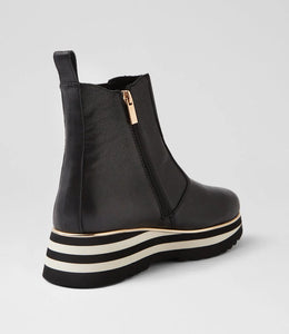 Eccha Black Leather Boots