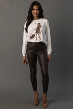 Girl walking a Turkey Sweatshirt