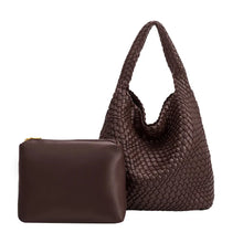 Johanna Black Recycled Vegan Shoulder Bag- Espresso