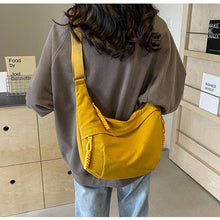 Crossbody Dumpling Bag Moon Shoulder Sling Casual: Yellow