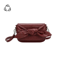 Faye Cranberry Recycled Vegan Crossbody Bag