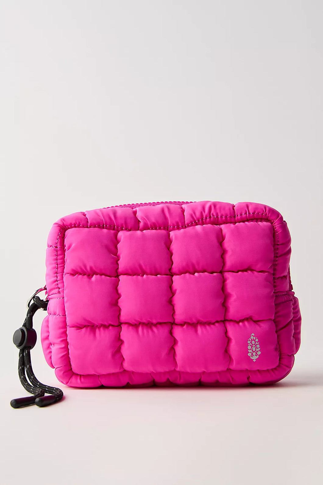 Free People Quilted Mini Case- Fushcia Flirt