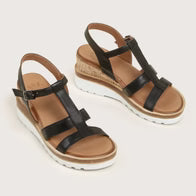Leather Black Sandal