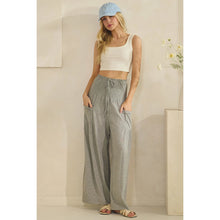 Gray Smocked Pants