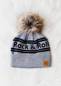 Black & Grey R & R Hat