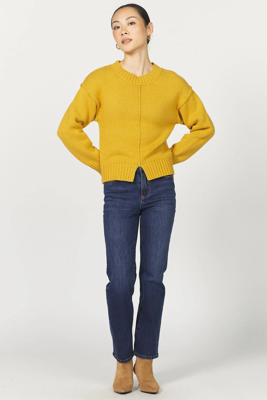 Hera Sweater- Gold Flake