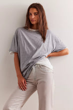 Free People Heather Grey Nina Tee