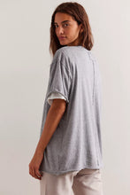 Free People Heather Grey Nina Tee