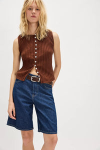 Free People Tilly Vest- Honey Bronze