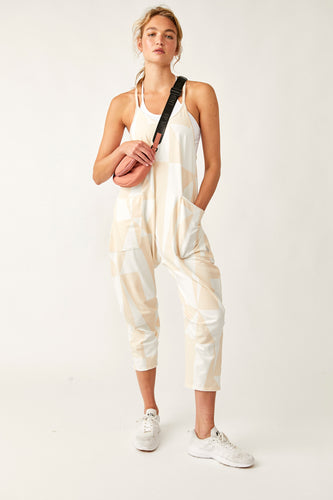 Free People Hot Shot Print Onsie- Bamboo