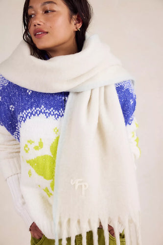Free People Winter Chill Blanket- Ivory