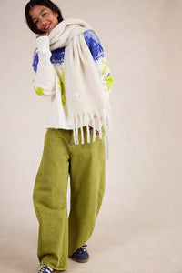Free People Winter Chill Blanket- Ivory