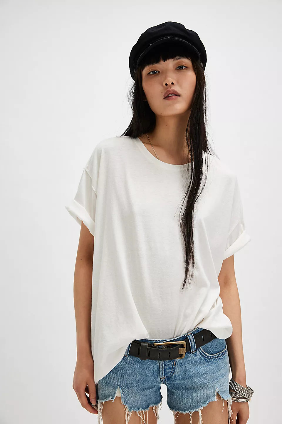 Free People Ivory Nina Tee