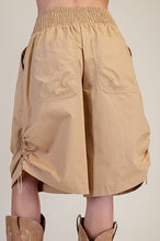 Khaki Parachute Woven Shorts