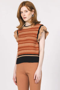 Kassandra Top Brown Sugar Sweater