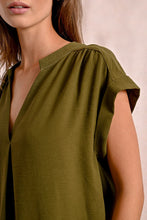 Khaki Flowy Top