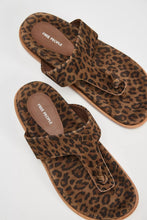 Free People Mika Footbed Sandals- Leopard Suede