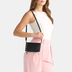 Hammitt Levy Black/Gunmetal Crossbody