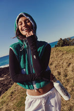 FP Movement Sky High Fleece Vest- Green w/Lunar