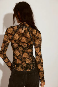 Free People Lyric Long Sleeve- Black