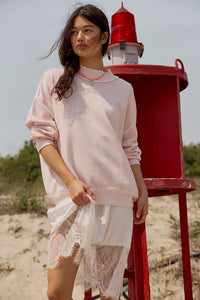 We The Free Palm Springs Pullover- Mauve Chalk