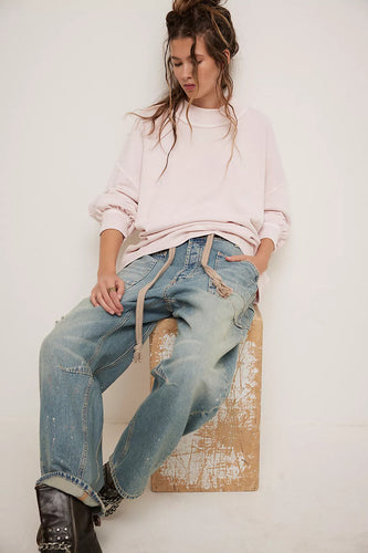 We The Free Palm Springs Pullover- Mauve Chalk