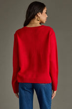 Merry Sweater- Red & White