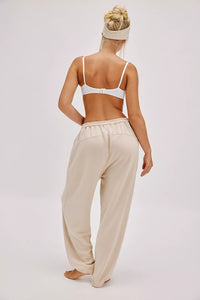 Free People Slow it Down Joggers- Morning Oat