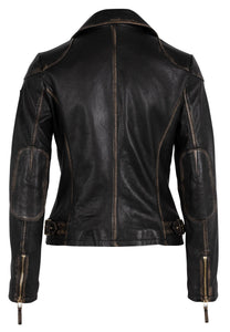 Peggie Leather Moto Jacket