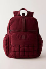 Free People Quilted Backpack- Mulberry