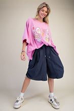 Navy Parachute Woven Shorts