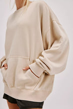 Free People Slow it Down Pullover- Morning Oat