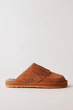 Free People Fallon Fringe Mule- Toffee