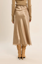 Gold Satin Skirt