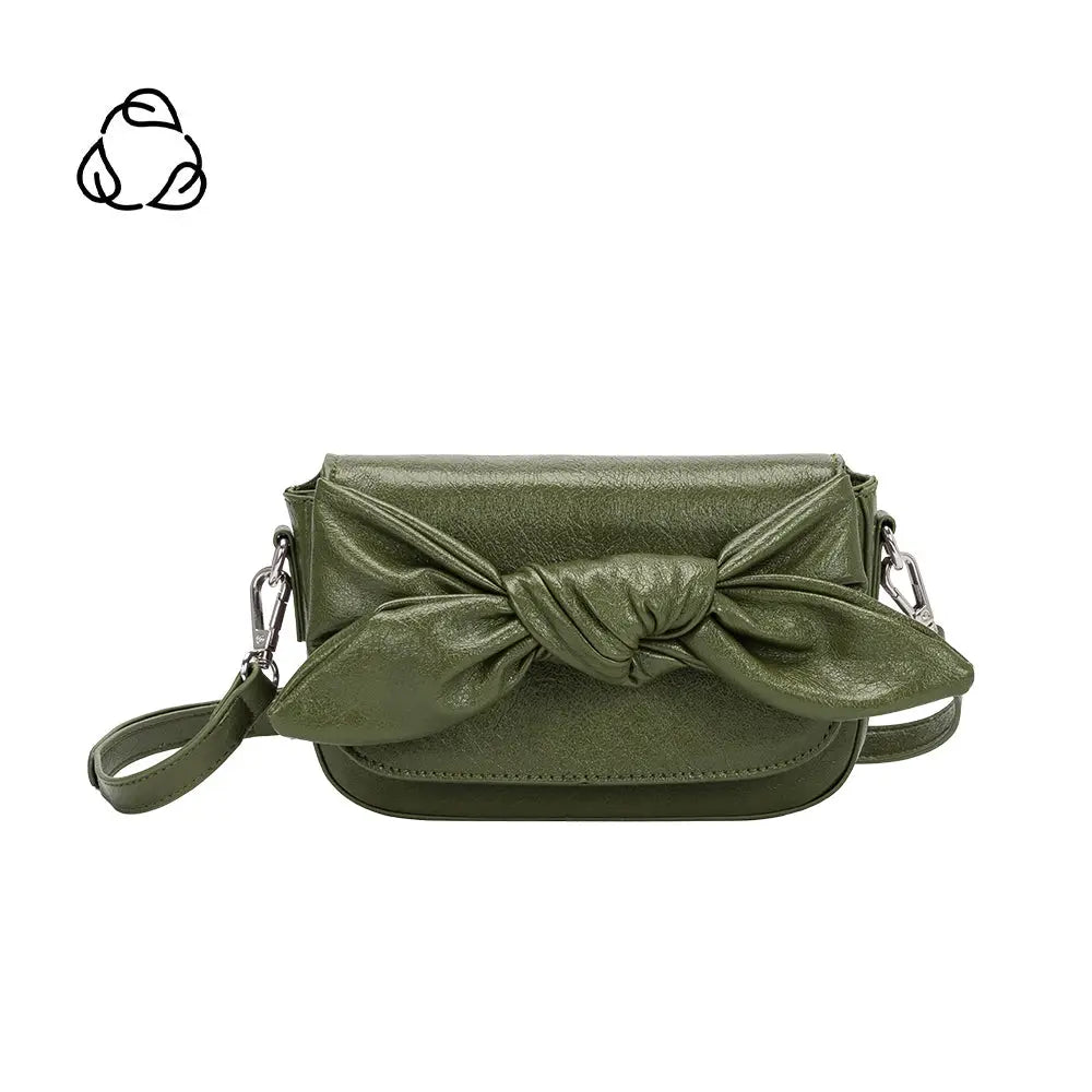 Faye Olive Recycled Vegan Crossbody Bag