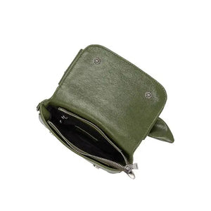 Faye Olive Recycled Vegan Crossbody Bag