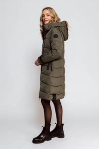 Olive Adelita Max Quilted Jacket