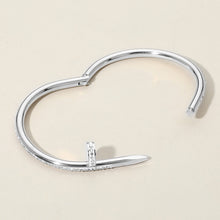 Stone Paved Hinged Bangle Bracelet