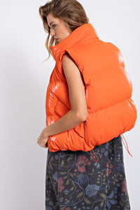 Orange Shiny Vest