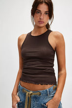 Free People Fresh in Love Tank- Double Espresso